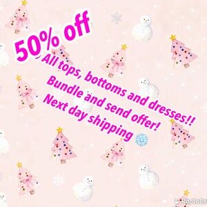 50% Off Sale on Clothing